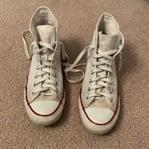 White High top Converse